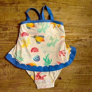 The Beaufort Bonnet Company Sanctuary Scallop Swimsuit- Fripp Fishies